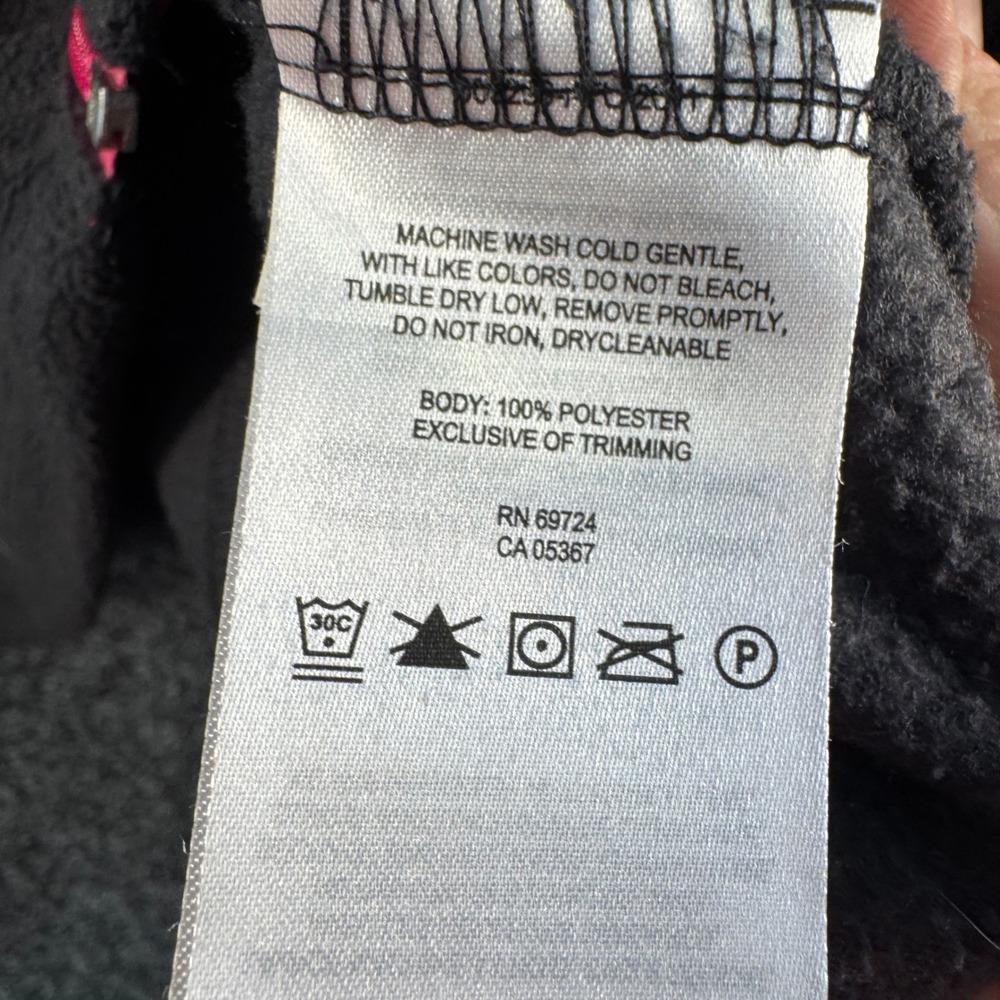 Columbia Fleece Jacket‎ Full Zip black Pink Women's XL Outdoor Activewear - Picture 6 of 6